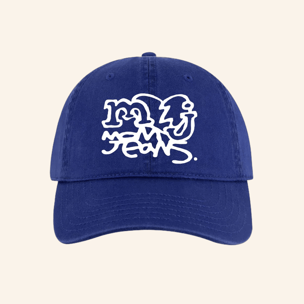 Mom Jeans Merch MJ California 25 Tour Blue Logo Hat Best Gifts For Boyfriend - Lilybirchmarket