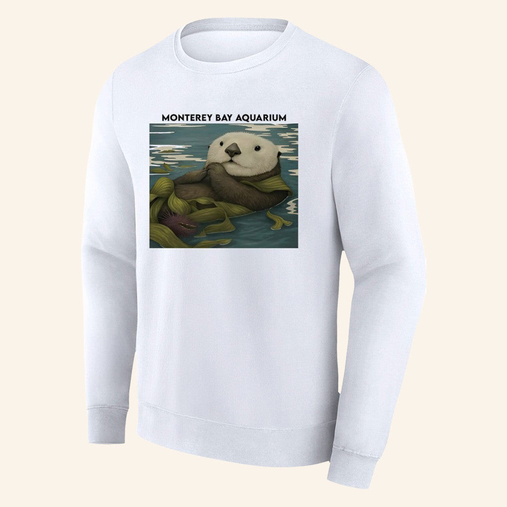 Monterey Bay Aquarium Otter Sweatshirt Funny Cute Apparel Gifts For Swifties - Lilybirchmarket