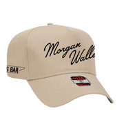 Morgan Wallen Hat Morgan Wallen Khaki Cursive Hat Top Father's Day Gifts - Lilybirchmarket