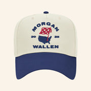 Morgan Wallen Merch MW Map Hat Presents For Music Lovers - Lilybirchmarket