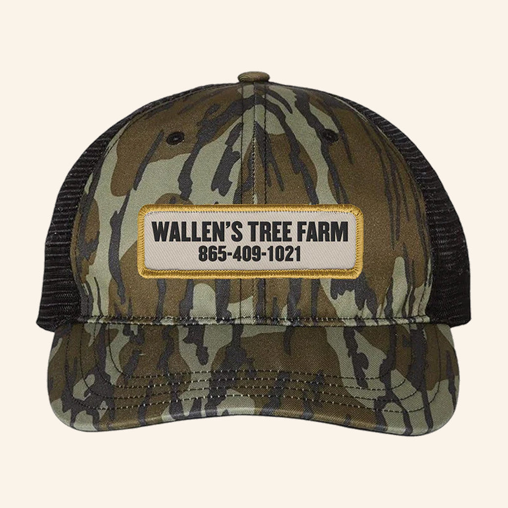 Morgan Wallen Merch Wallen's Tree Farm Camo Trucker Hat Gifts For Music Fans - Lilybirchmarket