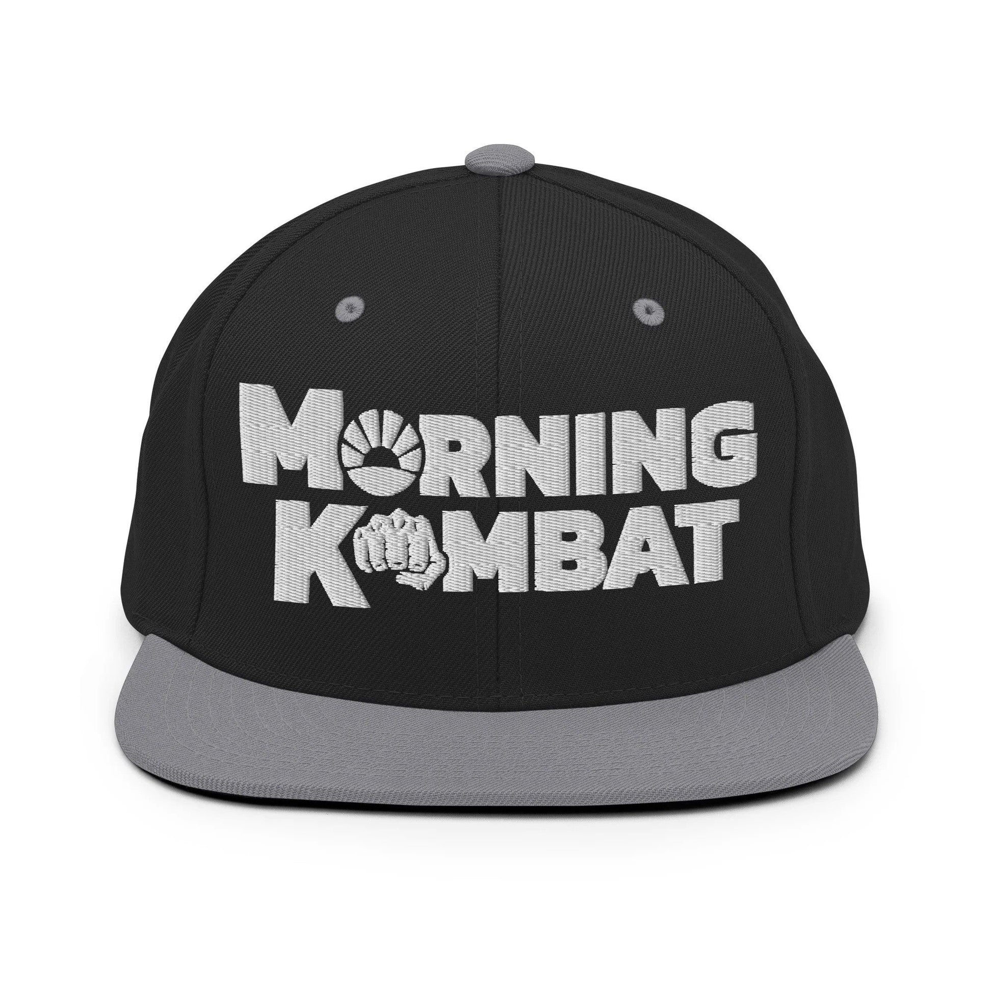 Morning Kombat Merch Morning Kombat Snapback Hat Dad Fathers Day Gifts - Lilybirchmarket