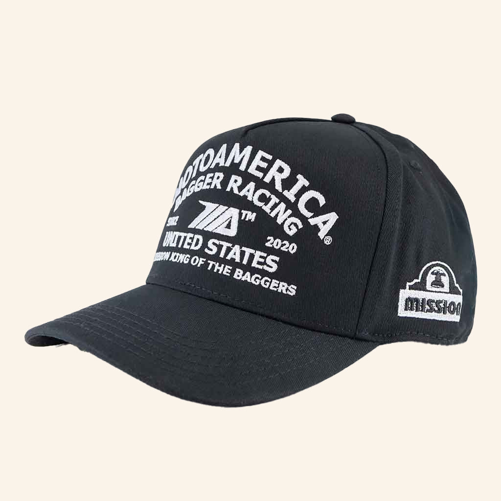 MotoAmerica Merch MotoAmerica Bagger Racing Embroidered Hat Husband Christmas Gift Ideas - Lilybirchmarket