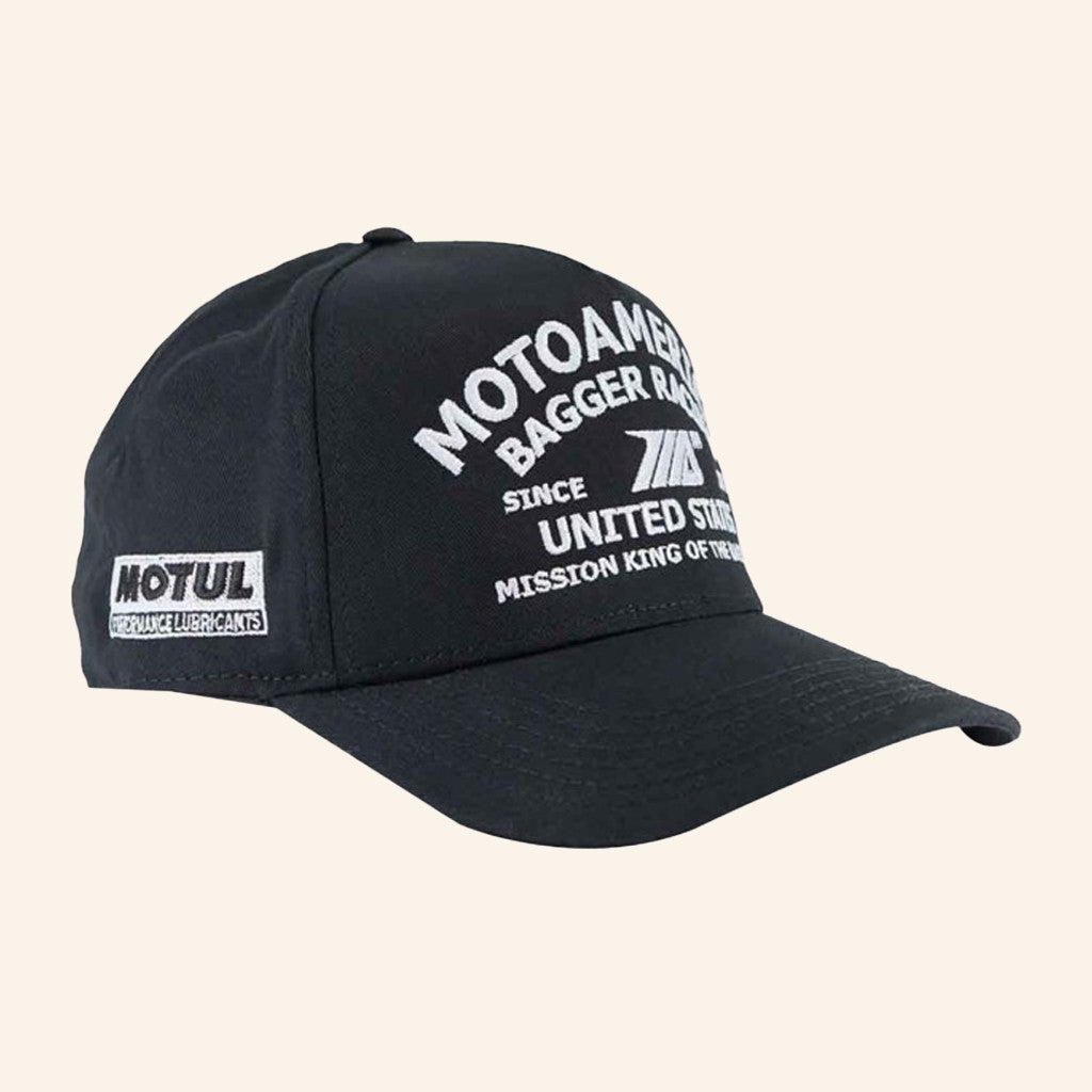 MotoAmerica Merch MotoAmerica Bagger Racing Embroidered Hat Husband Christmas Gift Ideas - Lilybirchmarket