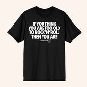Motorhead Merch Too Old To Rock N Roll T-Shirt Gifts For Rock Music Lovers - Lily Birch Market
