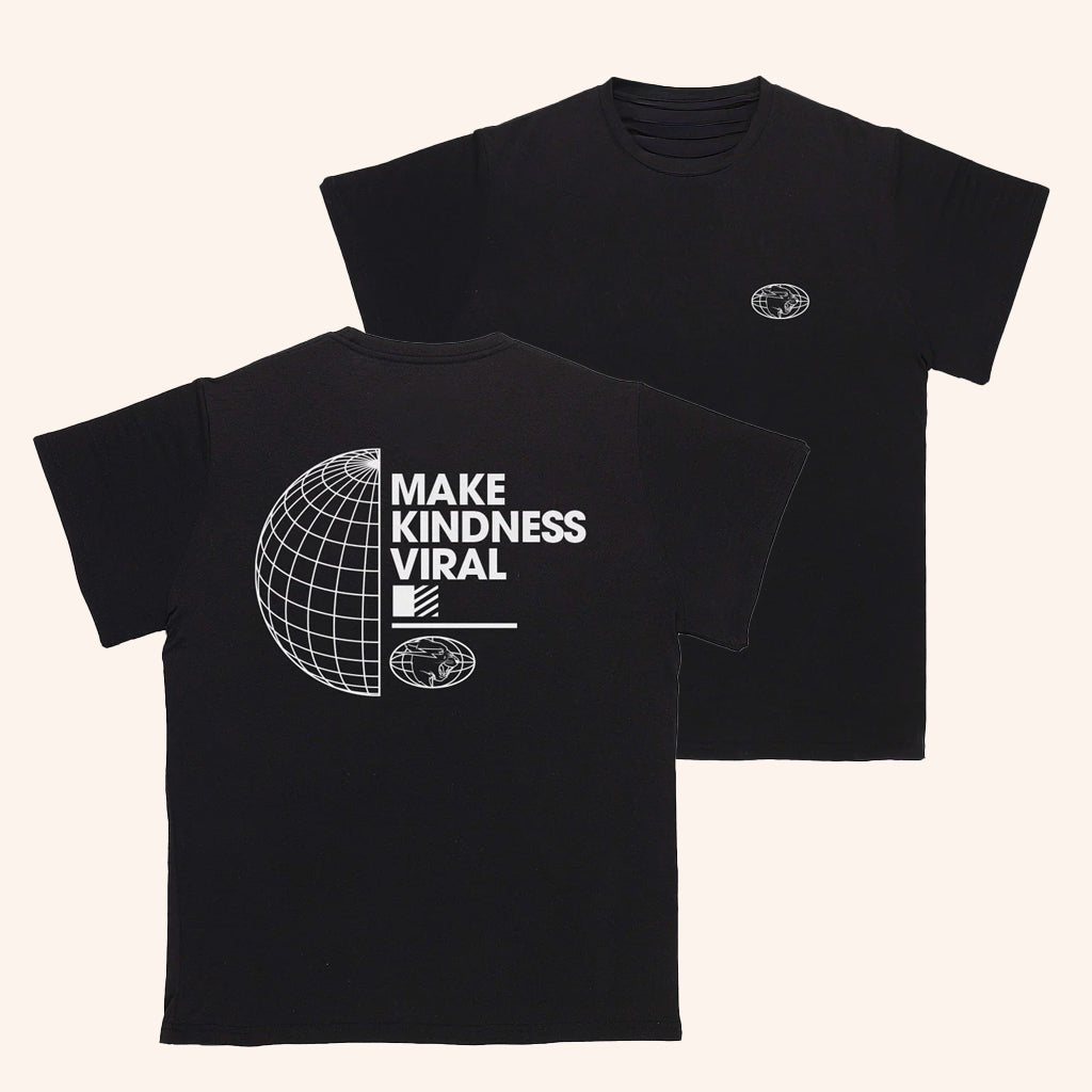 MrBeast Merch Stealth Globe T-Shirt Make Kindness Viral Shirt Gifts For Friends - Lily Birch Market