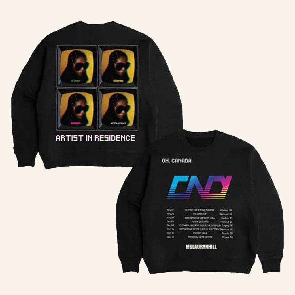 Ms Lauryn Hill Merch MLH CND Crewneck Sweatshirt Gifts For Rapper Fans - Lilybirchmarket