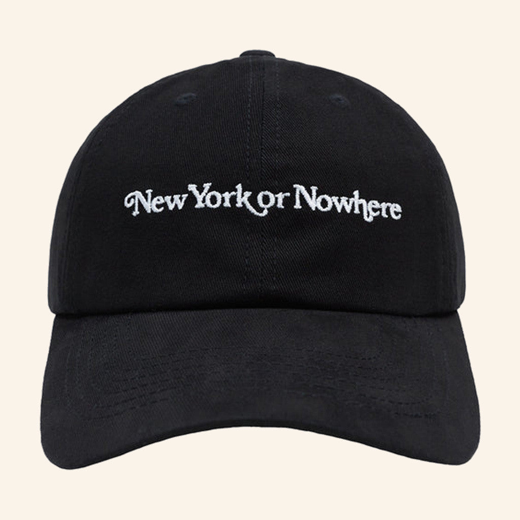 MSG Merch Nyon X Knicks Black Hat New York Or Nowhere Embroidered Hat Dad Gifts - Lilybirchmarket