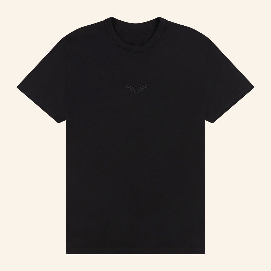Mumford And Sons Merch Black Embroidered Wings T-Shirt Christmas Gifts For Rock Fans - Lily Birch Market
