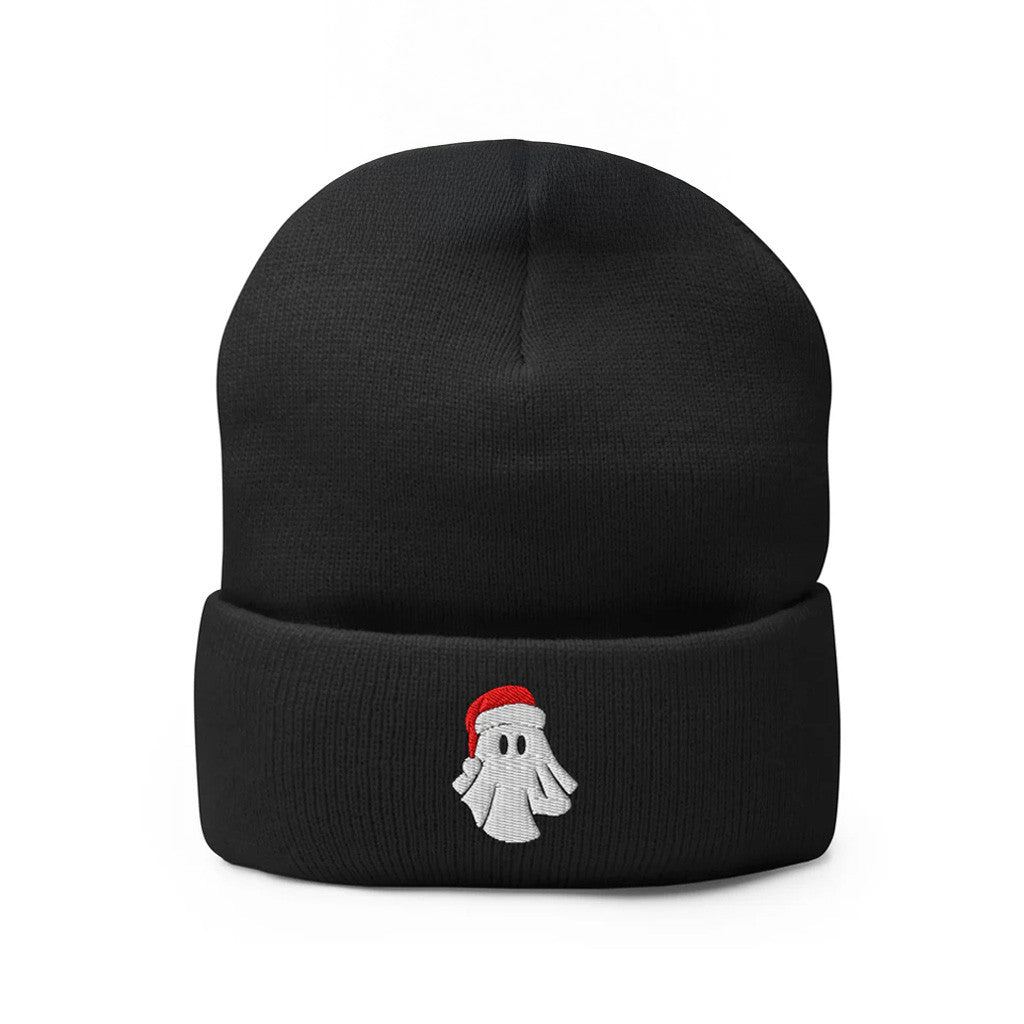 Murder With My Husband Merch Ghosty Santa Pom Pom Beanie MWMH Merch Christmas Gifts For Him - Lilybirchmarket