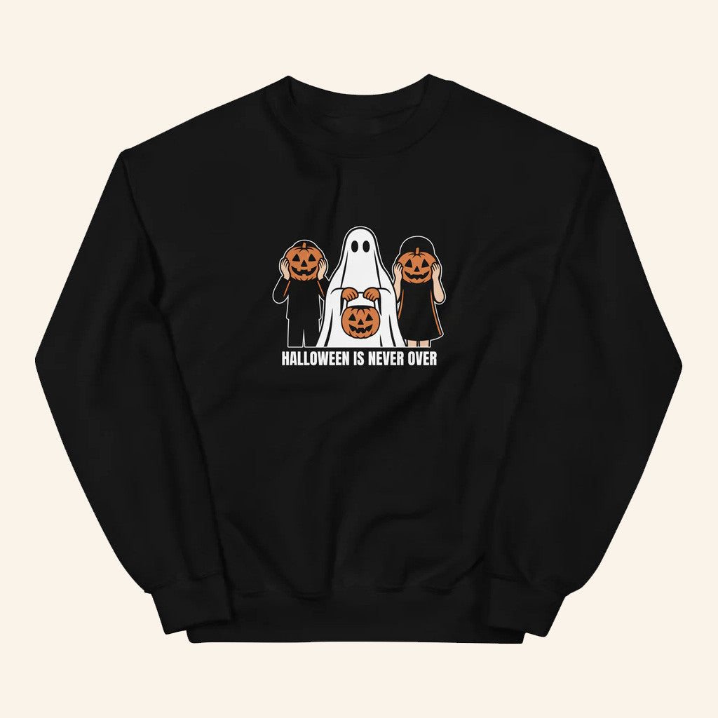 Murder With My Husband Merch Halloween Is Never Over Sweatshirt Jacko Trio Crewneck Gifts - Lilybirchmarket