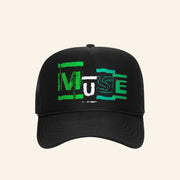 Muse Merch Collage Logo Trucker Hat Christmas Present Ideas For Dad - Lilybirchmarket