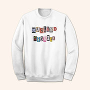 Mustard Service Merch Mustard Service Ransom White Sweatshirt Gifts For Rock Music Lovers - Lilybirchmarket