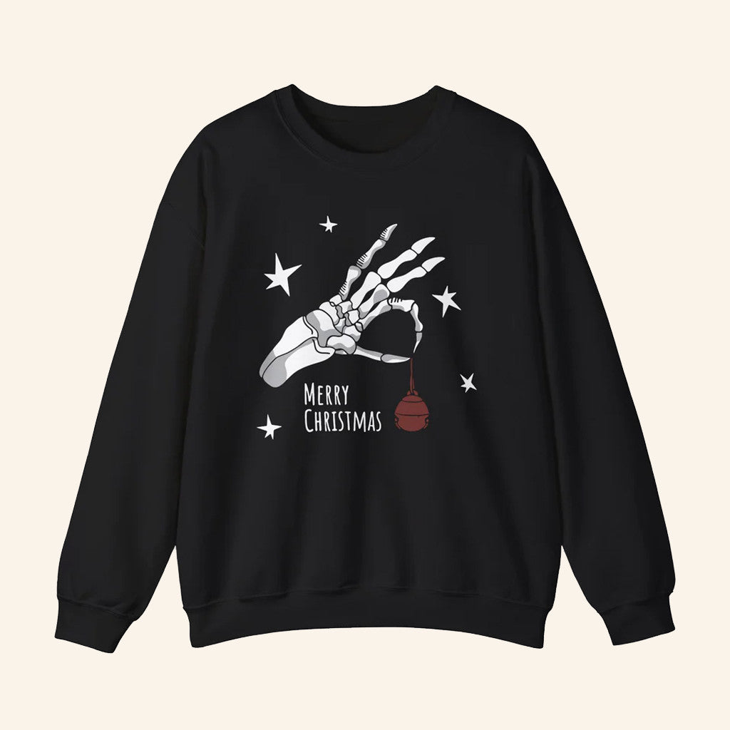 MWMH Merch Skeleton Ornament Merry Christmas Sweatshirt Xmas Gifts For Men - Lilybirchmarket