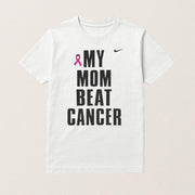 My Mom Beat Cancer Shirt Breast Cancer Awareness Apparel Gift Ideas For Cancer Survivors - Lily Birch Market