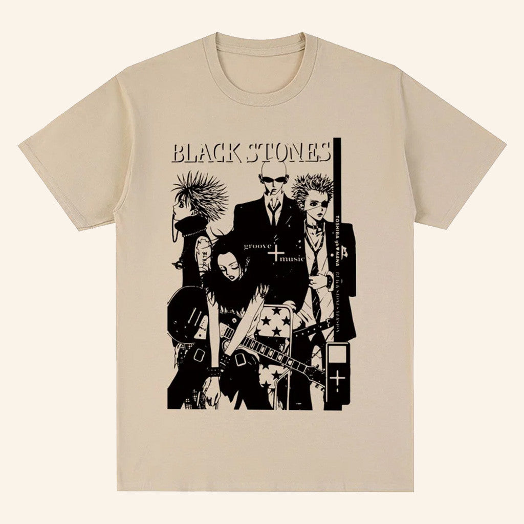 Nana Anime Merch Black Stones Graphic T-Shirt Best Gifts For Anime Fans - Lily Birch Market