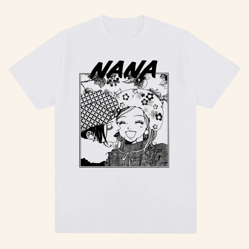 Nana Anime Merch Nana And Hachi White T-Shirt Great Gifts For Anime Lovers - Lily Birch Market
