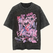 Nana Anime Merch Nana Osaki Rocker Band T-Shirt Presents For Anime Fans - Lily Birch Market