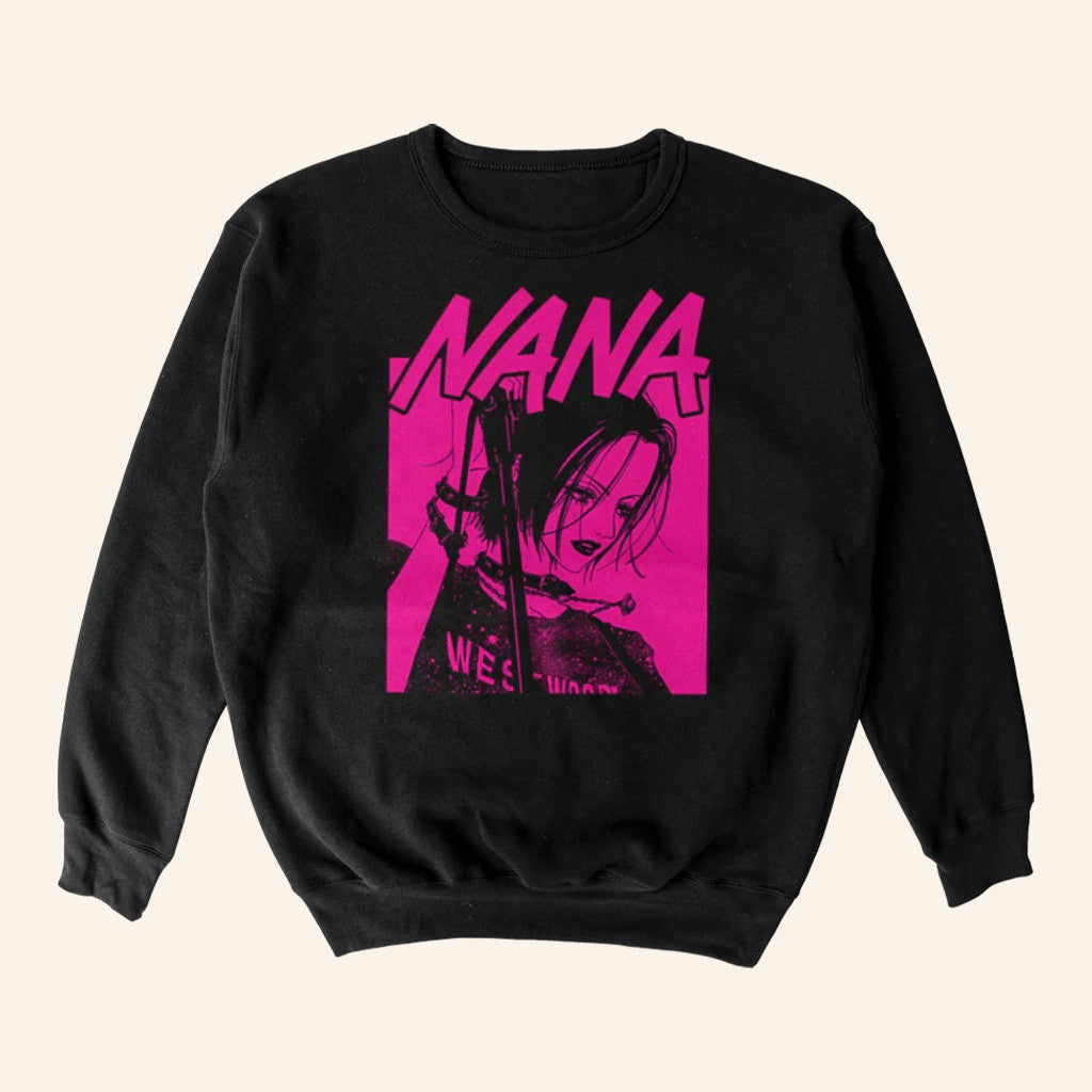 Nana Anime Merch Nana Osaki Sweatshirt Gift Ideas For Anime Lovers - Lilybirchmarket