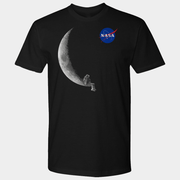 NASA Merch NASA Meatball Logo Shirt Crescent Moon T-Shirt Presents For Boyfriend - Lily Birch Market