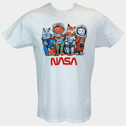 NASA Merch NASA Worm Logo Shirt Space Animal T-Shirt Gift Ideas For Him - Lily Birch Market