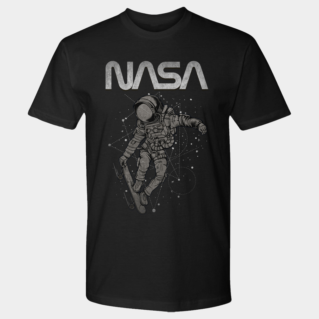 NASA Merch NASA Worm Logo Shirt Space Shred T-Shirt Gift Ideas For Husband - Lily Birch Market