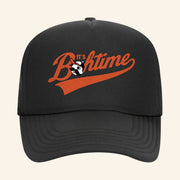 National Bohemian Merch Bohtime Black Trucker Hat Best Gifts For Husband - Lilybirchmarket