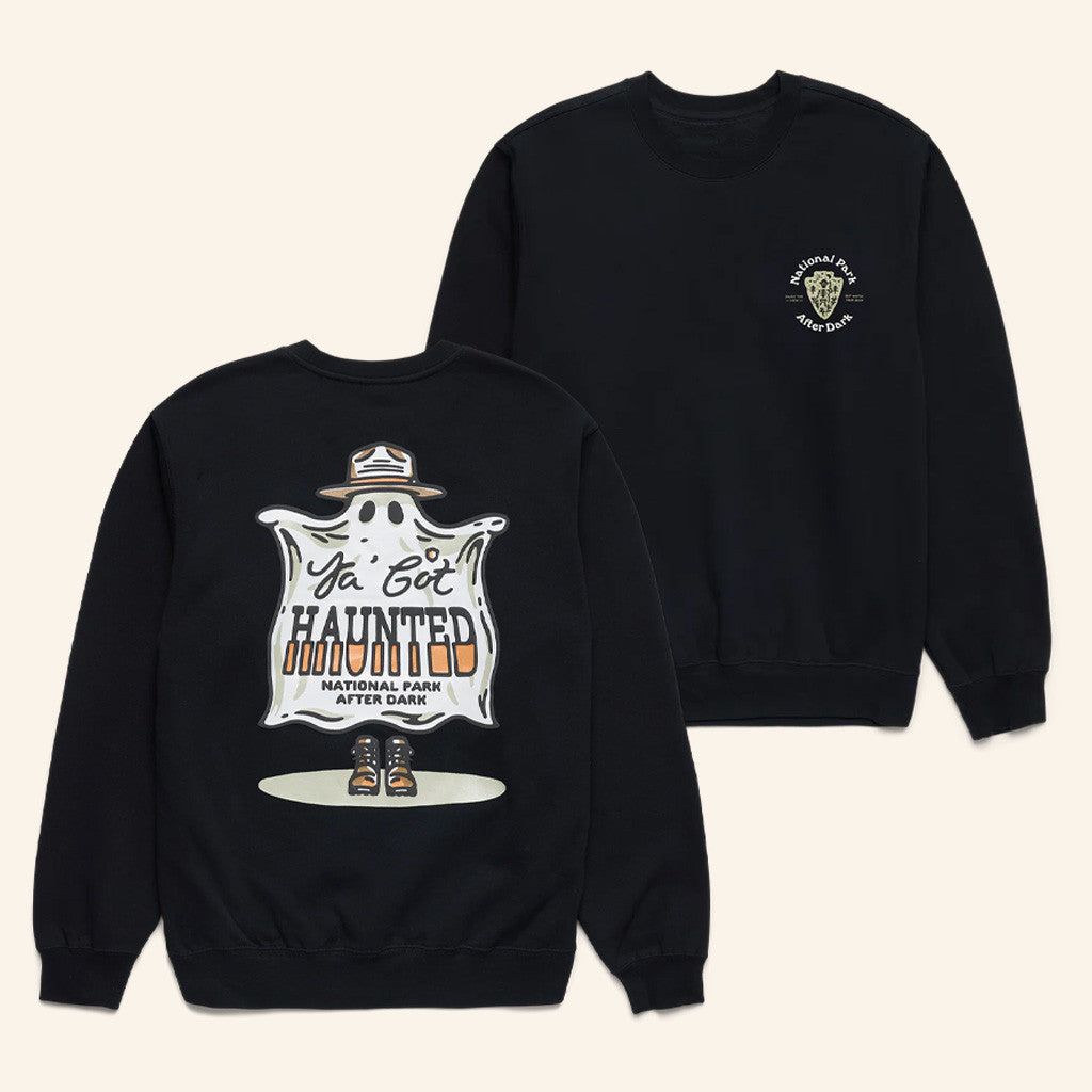 National Park After Dark Merch Haunted Black Sweatshirt Halloween Gift For Her - Lilybirchmarket