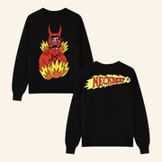 Neck Deep Merch Custom LNOTGY Devil Sweatshirt Gifts For Music Lovers - Lilybirchmarket