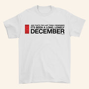 Neck Deep Merch December White T-Shirt Neck Deep Shirt Gifts For Music Fans - Lily Birch Market