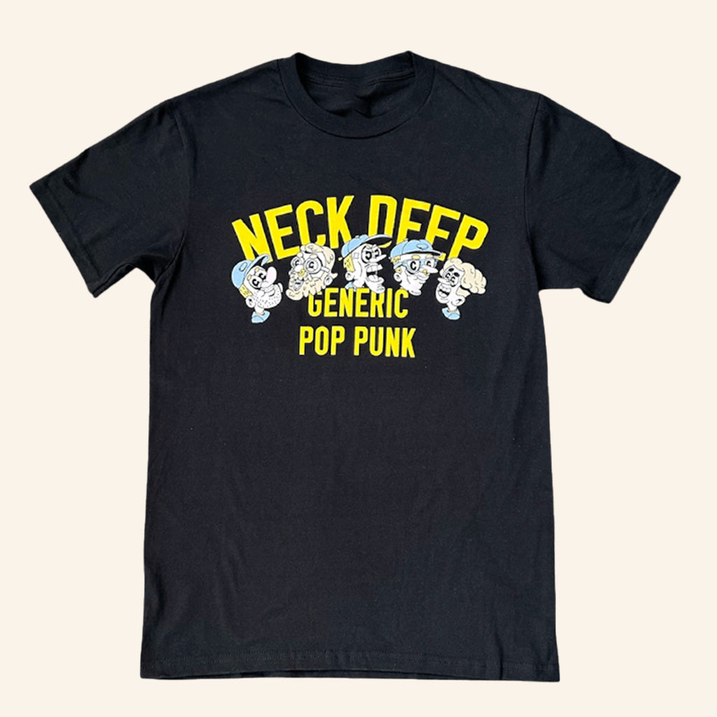 Neck Deep Merch Self Titled GPP Black T-Shirt Music Lover Gifts For Him - Lily Birch Market