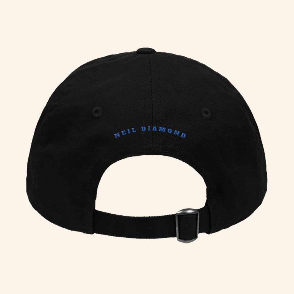 Neil Diamond Merch Song Sung Blue Embroidered Hat Presents For Music Lovers - Lilybirchmarket