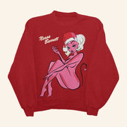 Nessa Barrett Merch Bad Santa Crewneck Nessa Barrett Sweatshirt Gifts For Daughter - Lilybirchmarket