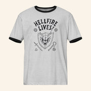 Netflix Merch Stranger Things Hellfire Lives Ringer T-Shirt Stranger Things Merch Fan Gifts - Lily Birch Market