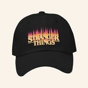 Netflix Store Merch Stranger Things Fire Logo Dad Hat - Lilybirchmarket