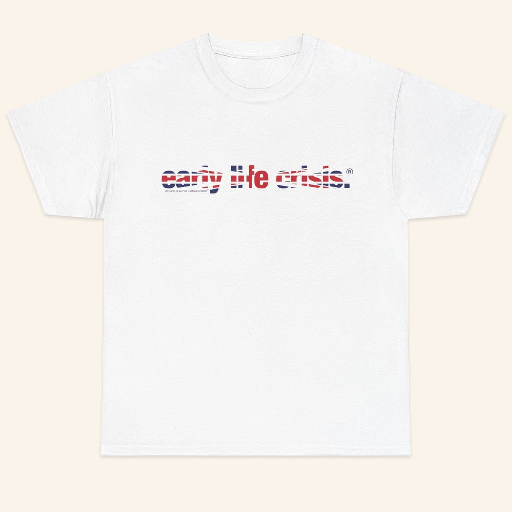 Nettspend Merch Early Life Crisis EU Flags T-Shirt Tour Merch Gifts For Hip Hop Fans - Lily Birch Market