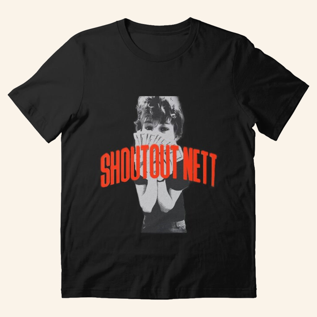 Nettspend Merch Shoutout Nett Black T-Shirt Best Gifts For Hip Hop Lovers - Lily Birch Market