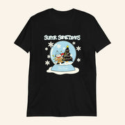 New Aesthetic Super Sometimes San Diego Snow Globe Christmas Holiday T-Shirt Gifts For Fans - Lily Birch Market