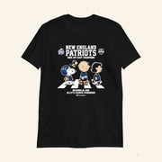 New England Football AFC East Champions 2025 Peanuts Road Abbey T-Shirt Fan Merch Gifts For Him - Lily Birch Market