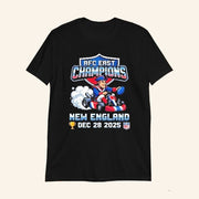New England Football AFC East Champions December 28 2025 T-Shirt New England Football Merch - Lily Birch Market