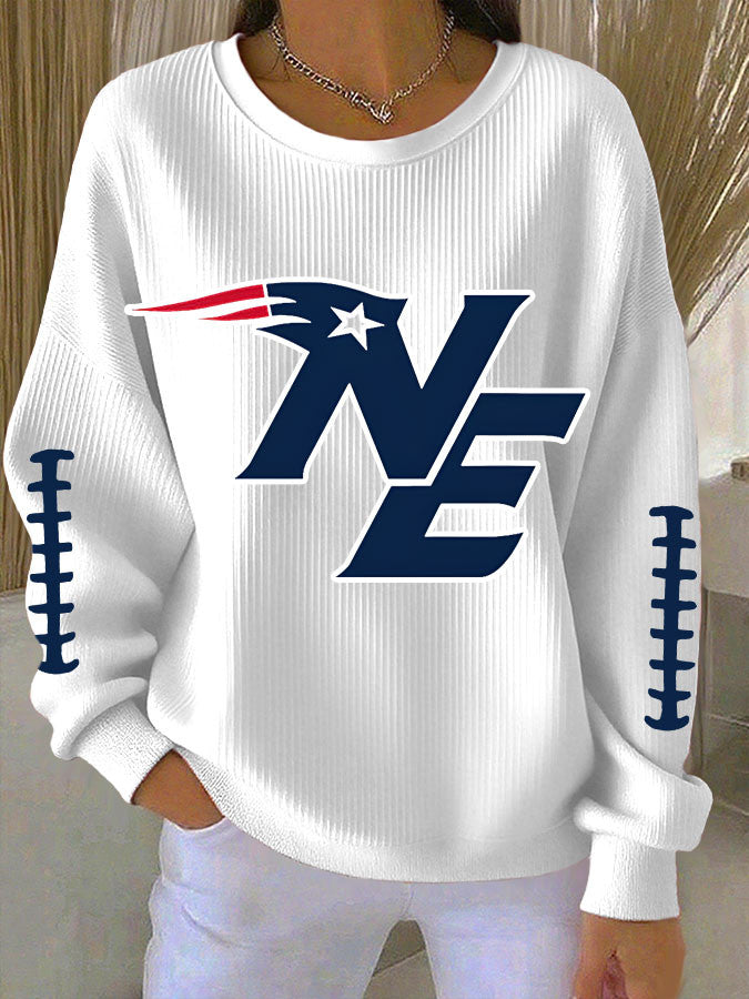 New England Football Sweatshirt New England Strong Merch Game Day Football Shirts Gifts For Mom - Lilybirchmarket