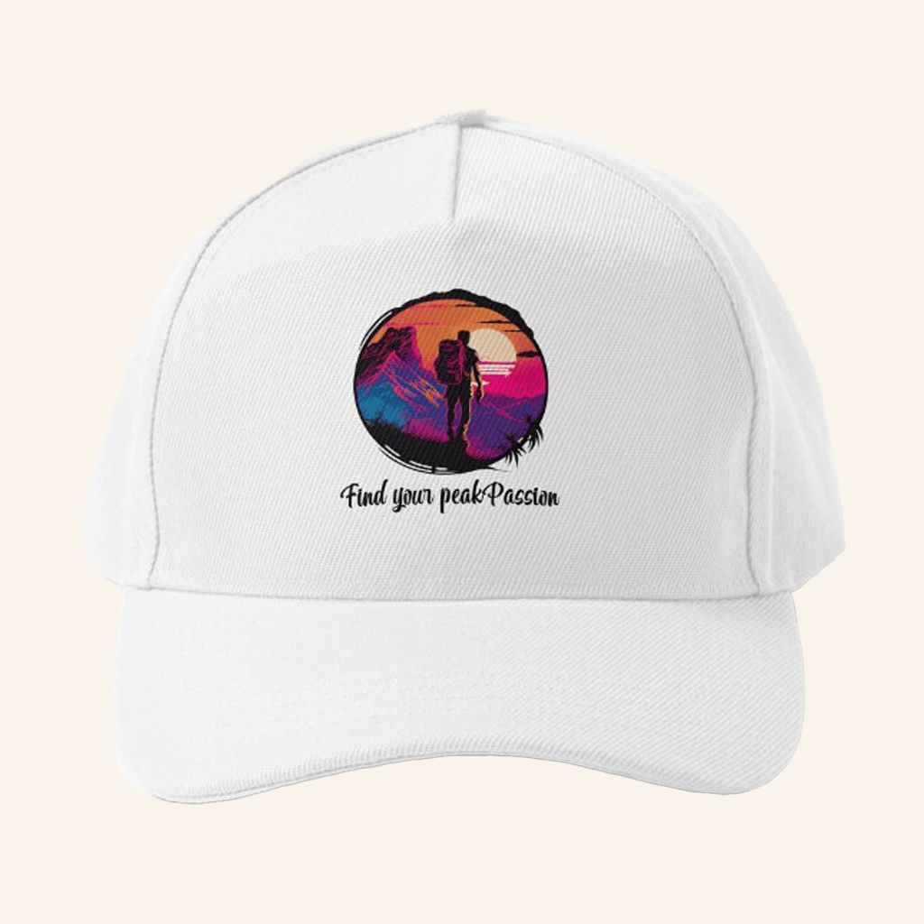 New Heights Merch Find Your Peak Passion Reaching New Heights At Sunset Baseball Cap - Lilybirchmarket