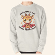 New Heights Merch Superheroes Can Reach New Heights Sweatshirt Gifts For Boyfriend - Lilybirchmarket