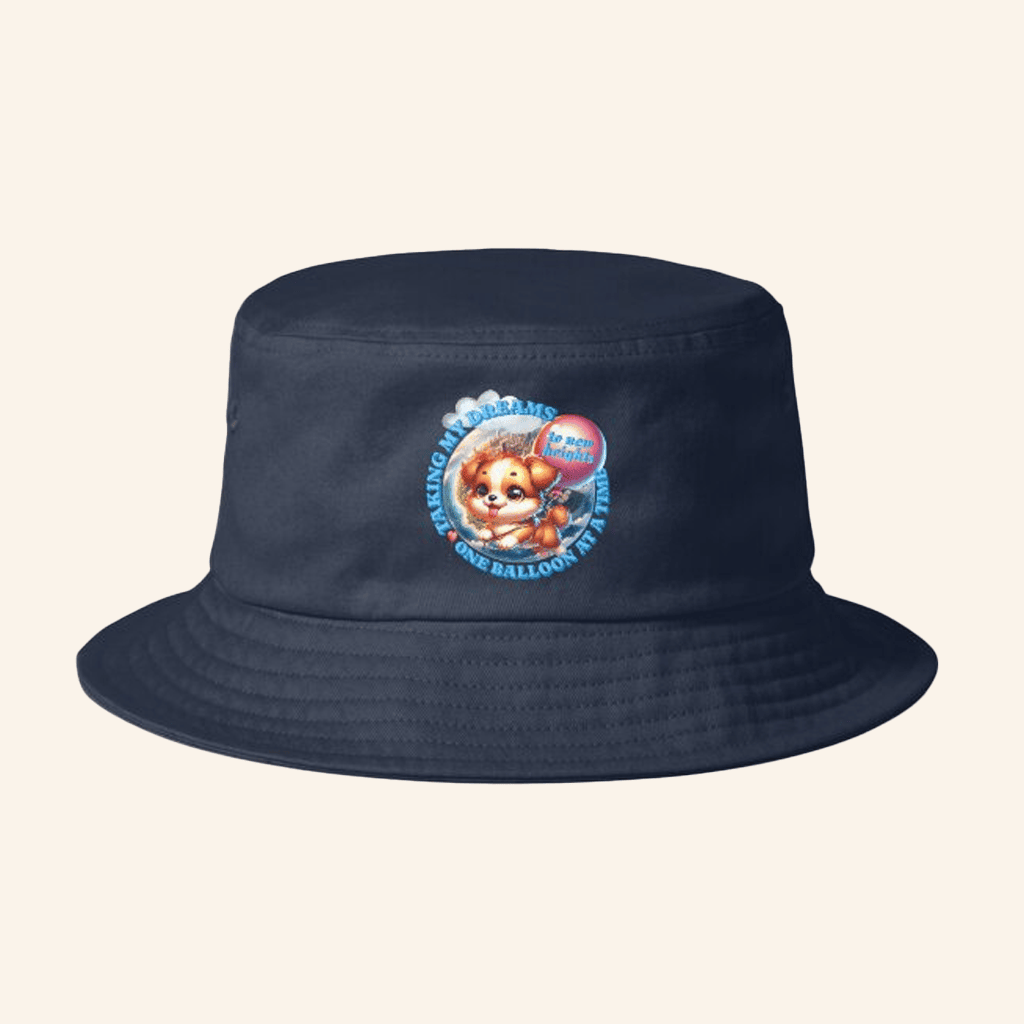 New Heights Merch Taking My Dreams To New Heights One Balloon At A Time Bucket Hat Gifts - Lilybirchmarket