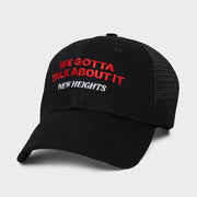 New Heights Merch We Gotta Talk About It Trucker Hat Embroidered Gifts For Boyfriend - Lilybirchmarket