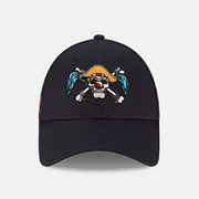 New One Piece Buggy Straw Hat Logo Hat Embroidered Gifts For Dad - Lilybirchmarket