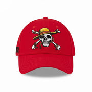 New One Piece Luffy Straw Hat Skull Hat Embroidered Gifts For Brother - Lilybirchmarket