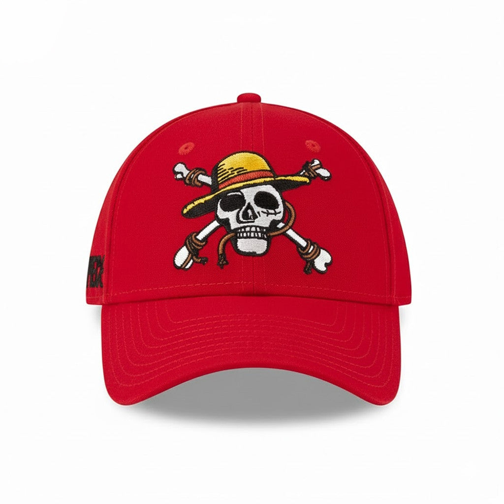 New One Piece Luffy Straw Hat Skull Hat Embroidered Gifts For Brother - Lilybirchmarket