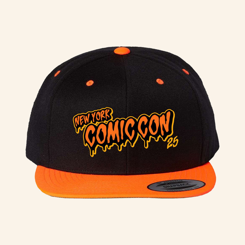 New York Comic Con Merch New York Comic Con 2025 Snapback Hat Halloween Gifts For Adults - Lilybirchmarket