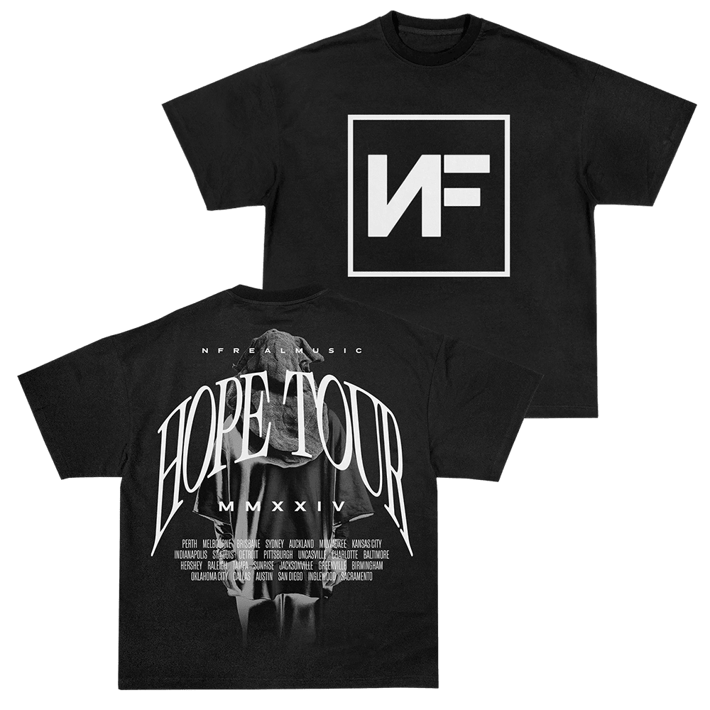 NF Merch Black Box Hope Tour 2024 T-shirt Gifts For Music Fans Anniversary Gift for Men - Lily Birch Market